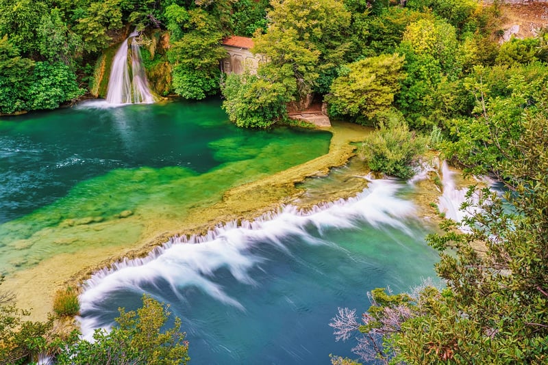 Waterfall in Nature
